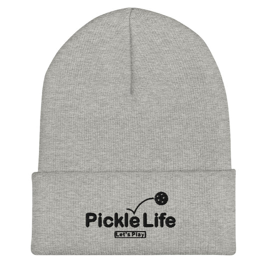 Pickle Life - Let's Play Embroidered Cuffed Beanie