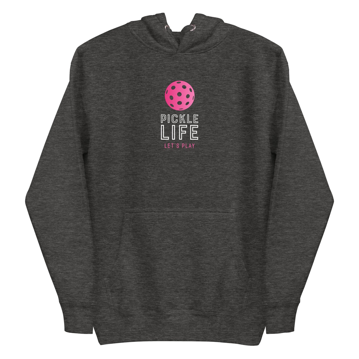 Pickle Life Hoodie...Center PL Pink