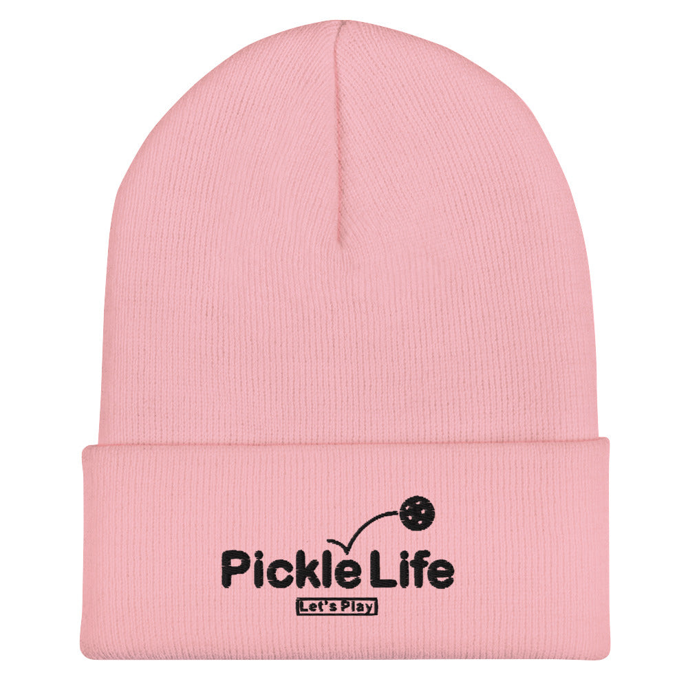 Pickle Life - Let's Play Embroidered Cuffed Beanie