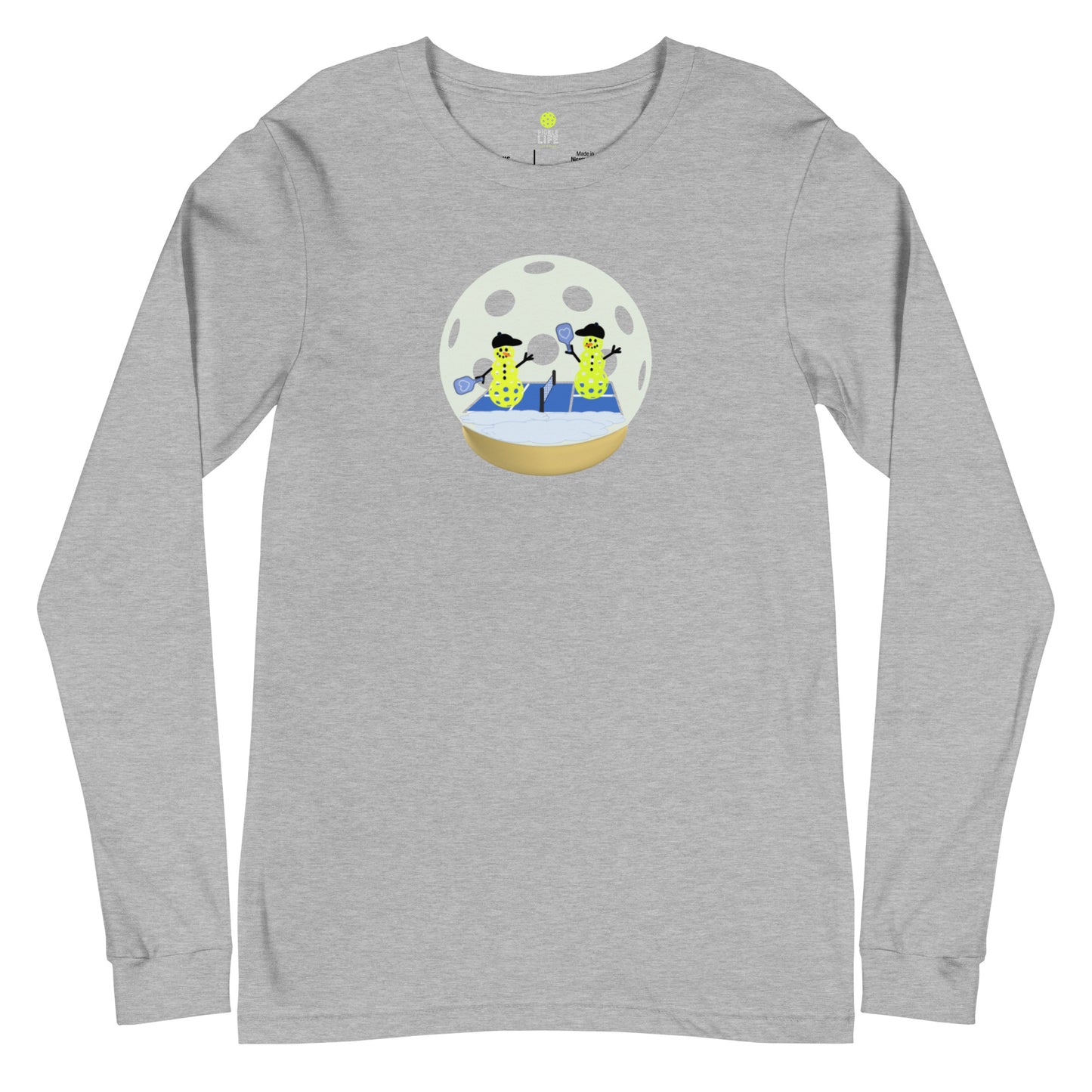 Pickle Life Snow Globe Long Sleeve T-Shirt