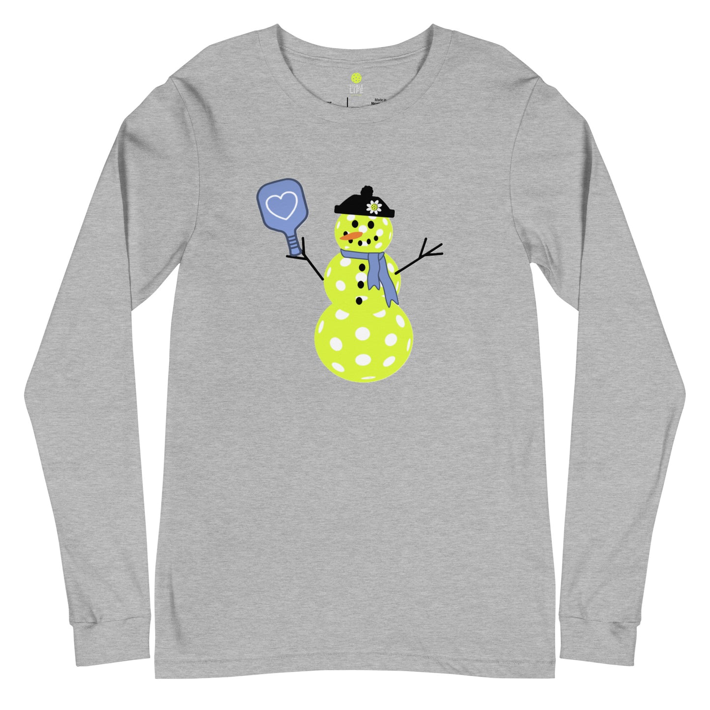 Pickle Life Snow Woman Long Sleeve T-Shirt