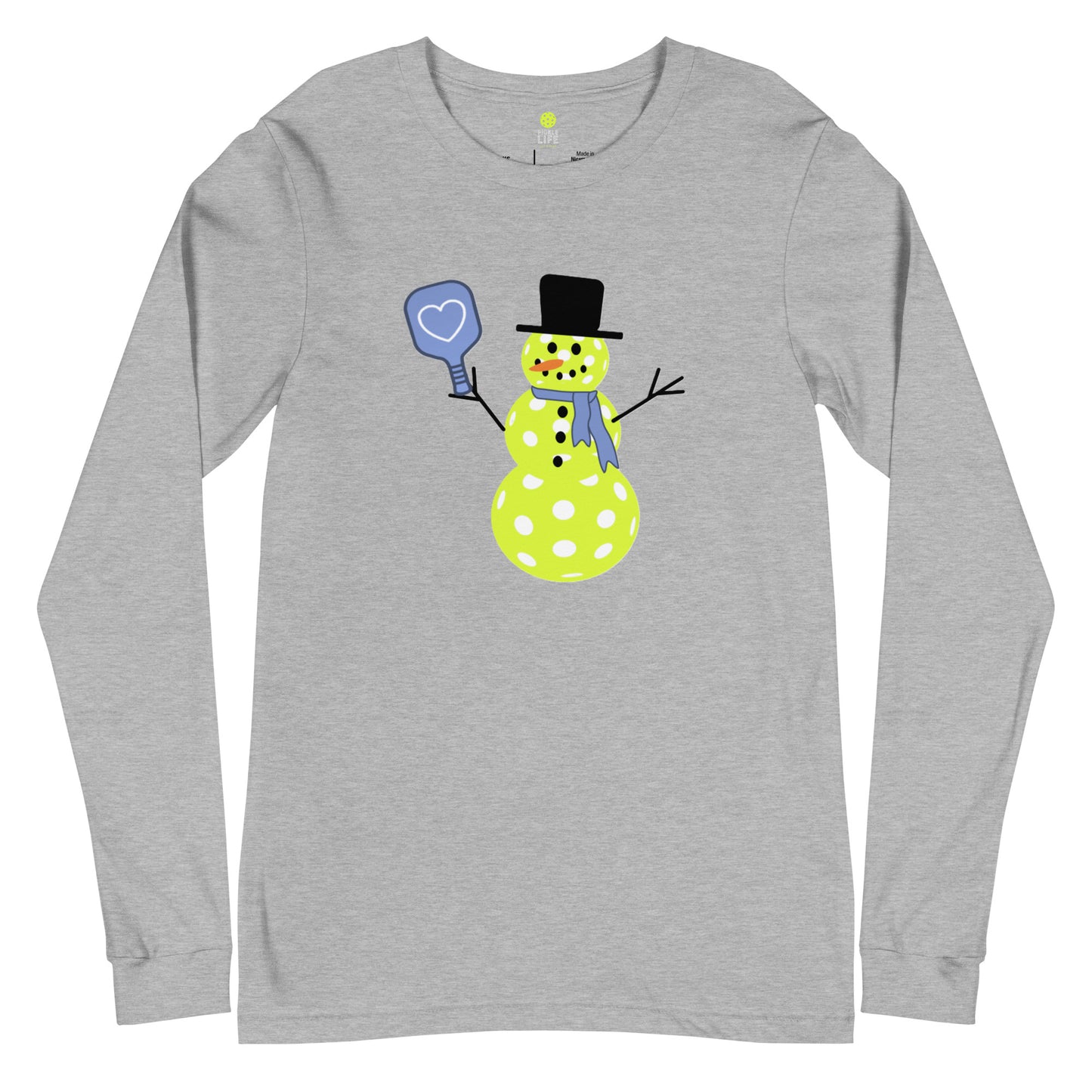 Pickle Life Snowman Long Sleeve T-Shirt