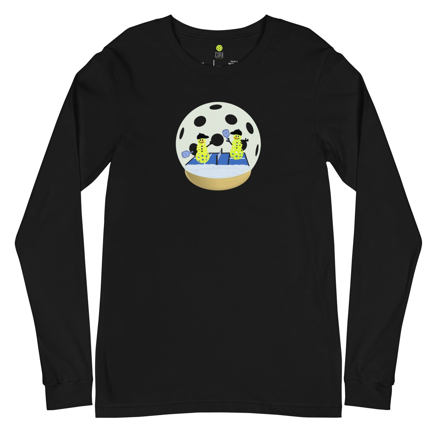 Pickle Life Snow Globe Long Sleeve T-Shirt