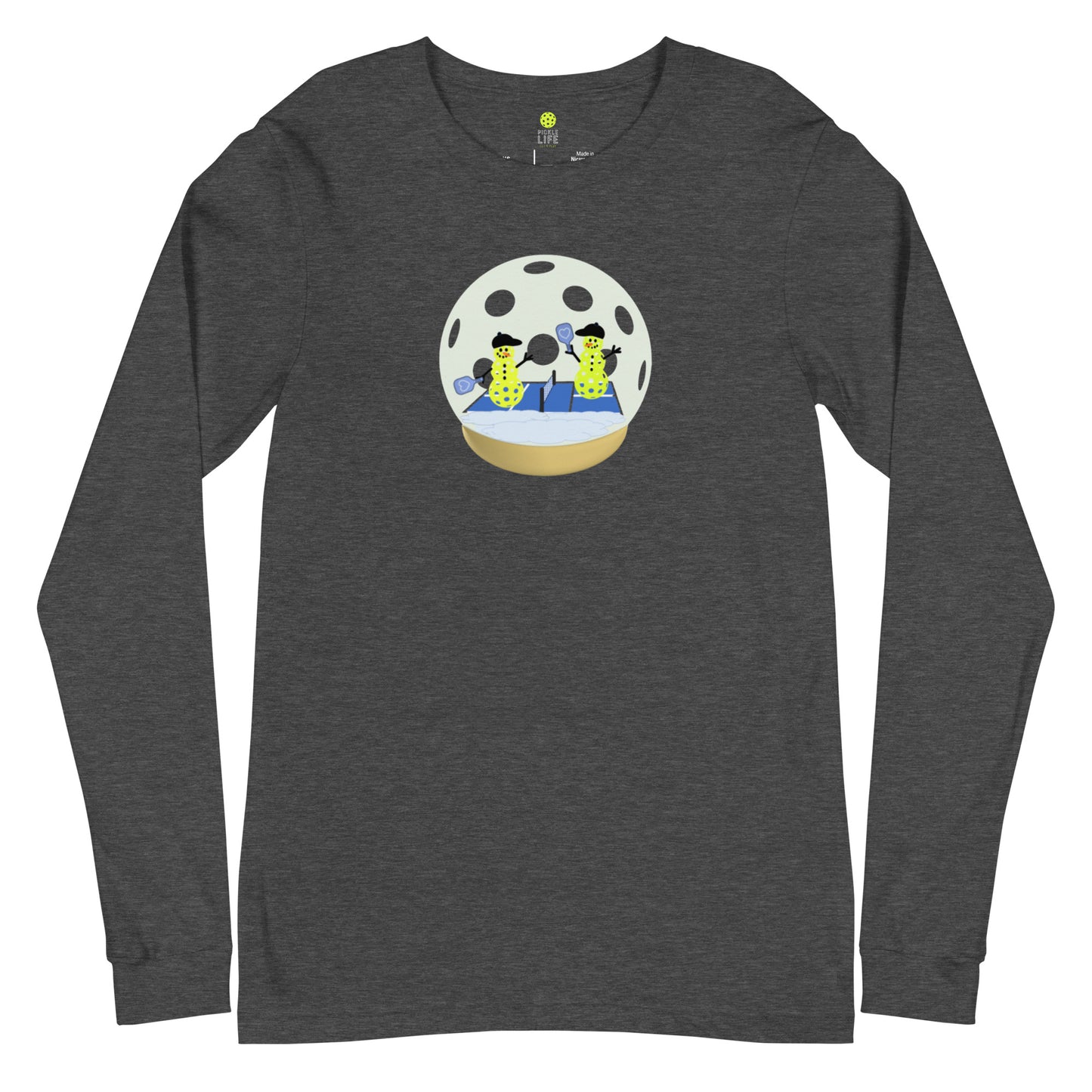 Pickle Life Snow Globe Long Sleeve T-Shirt