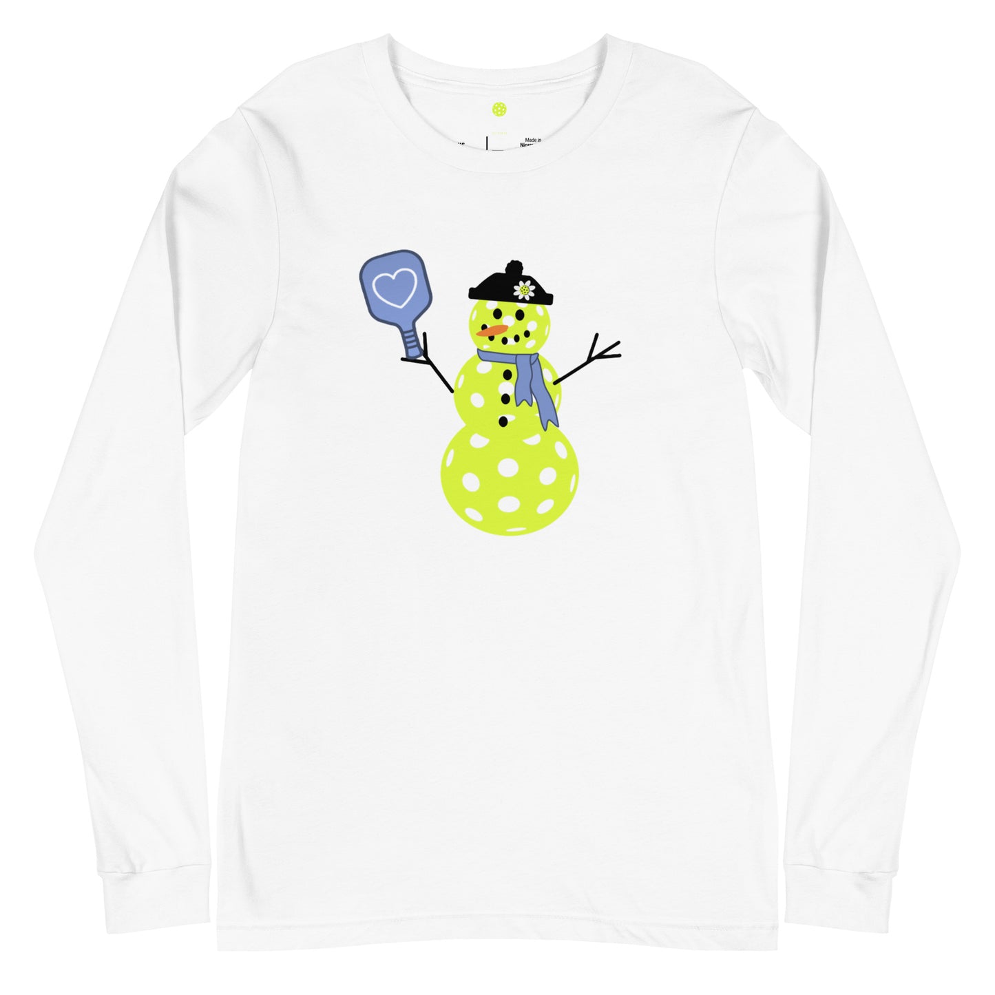 Pickle Life Snow Woman Long Sleeve T-Shirt