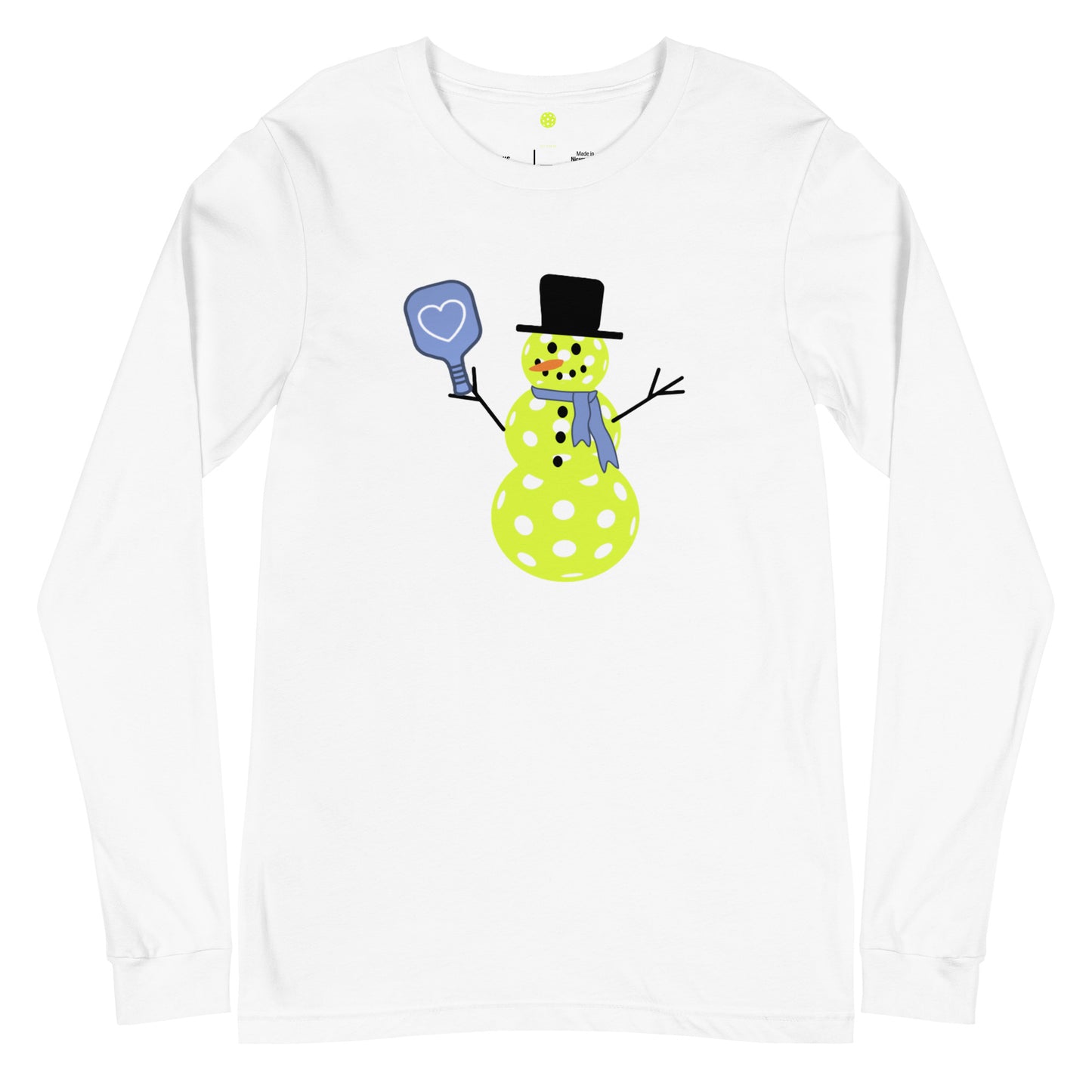 Pickle Life Snowman Long Sleeve T-Shirt