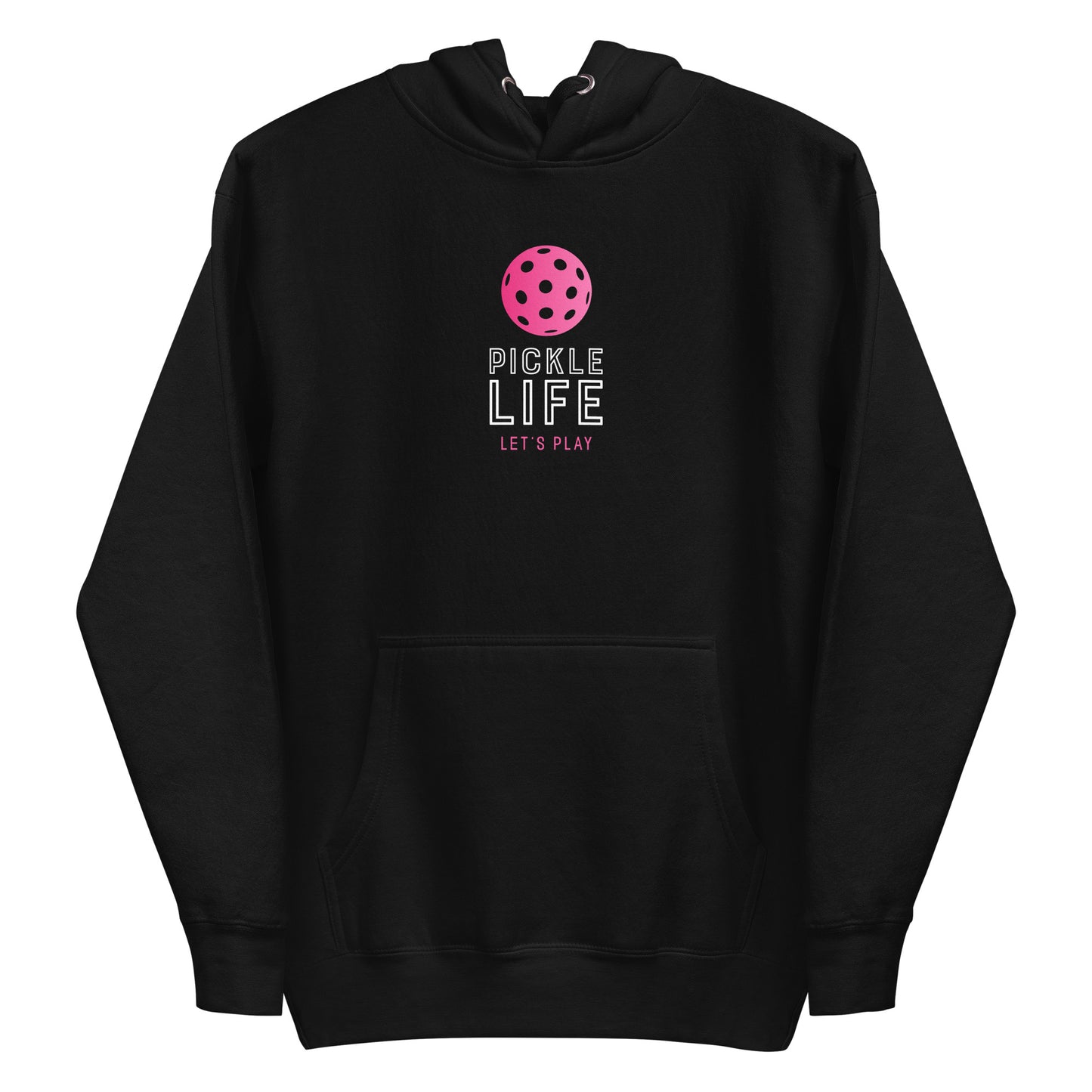 Pickle Life Hoodie...Center PL Pink