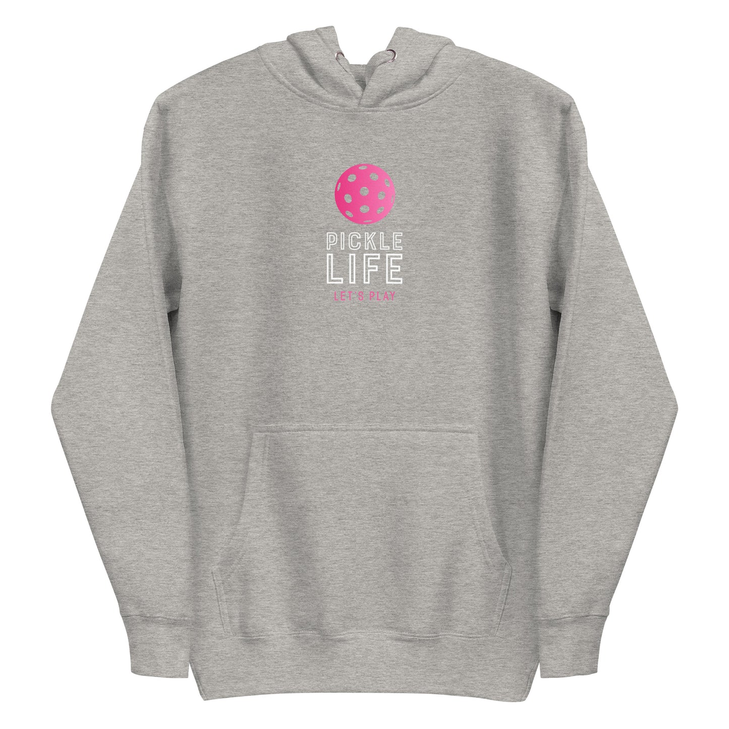 Pickle Life Hoodie...Center PL Pink