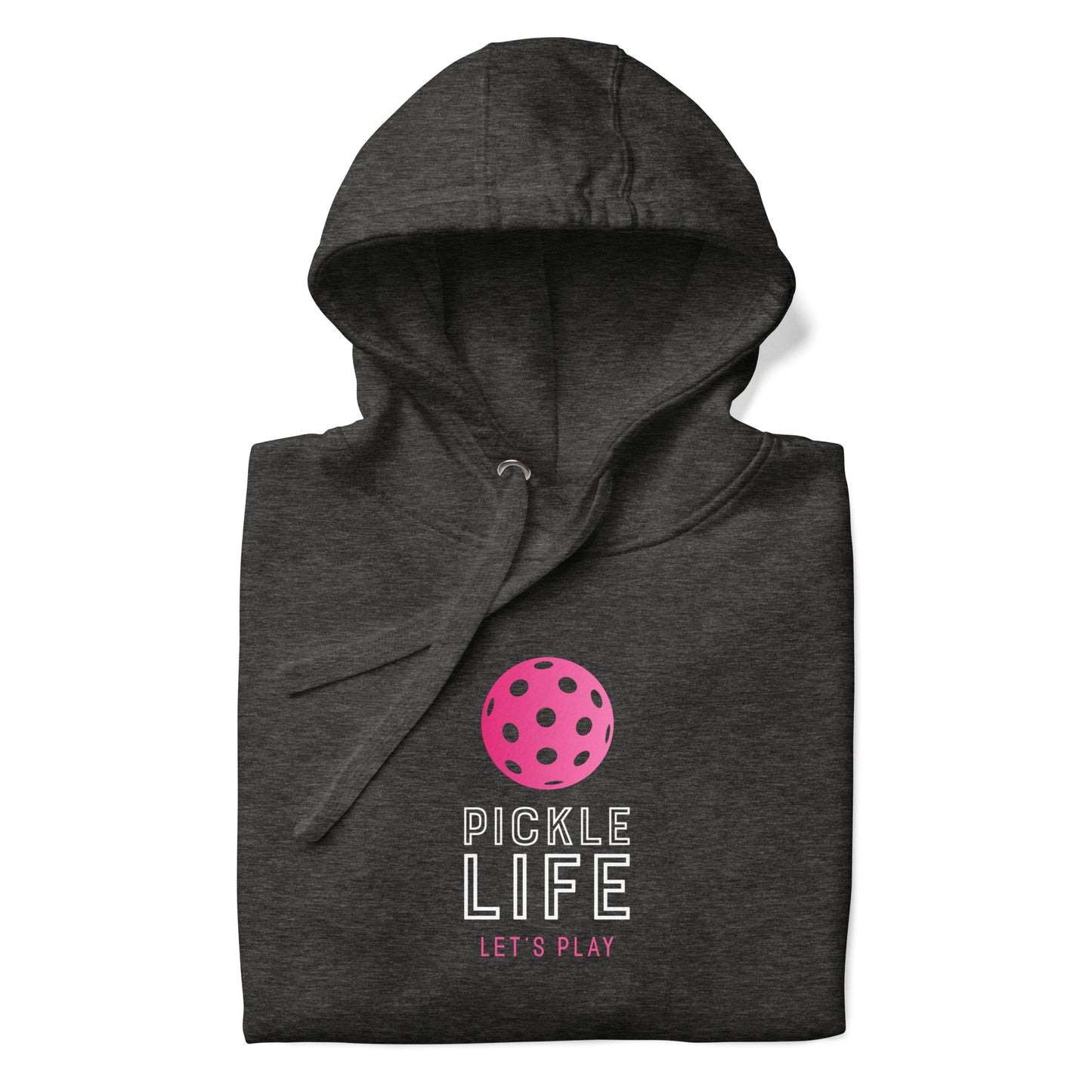 Pickle Life Hoodie...Center PL Pink