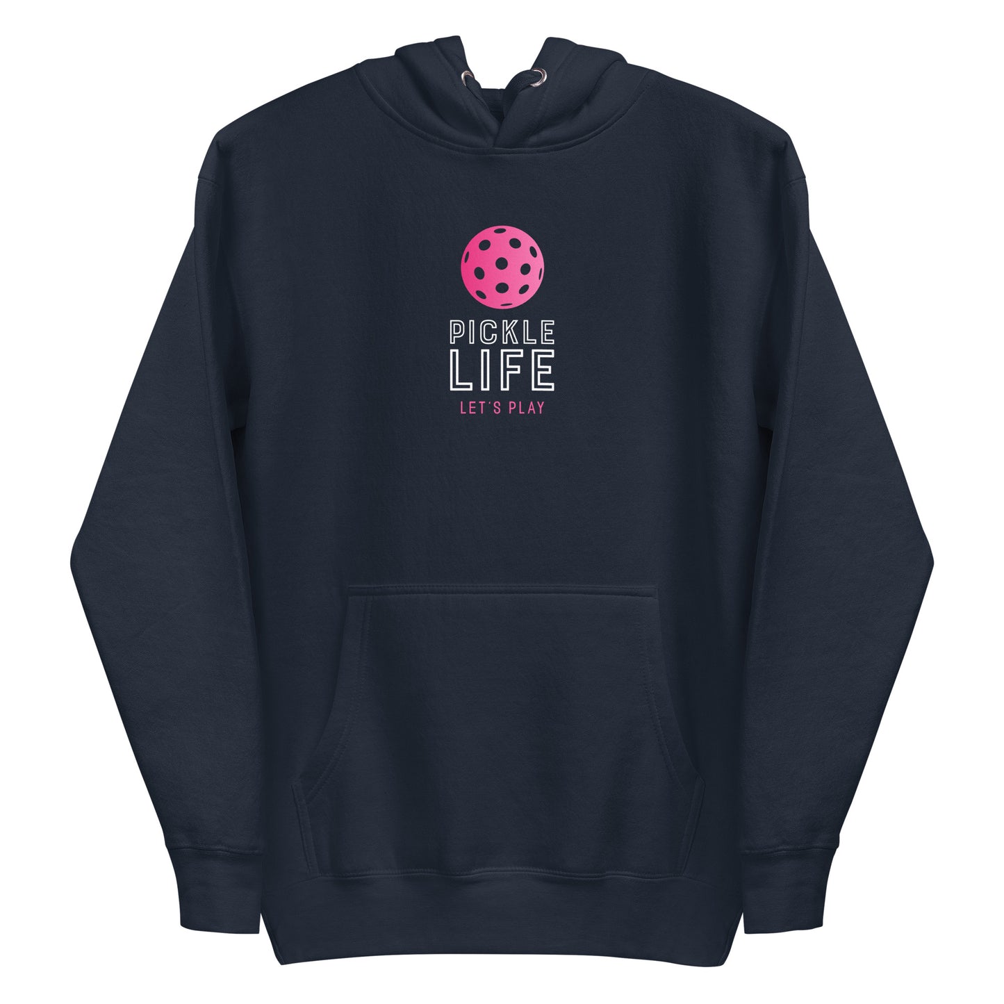 Pickle Life Hoodie...Center PL Pink