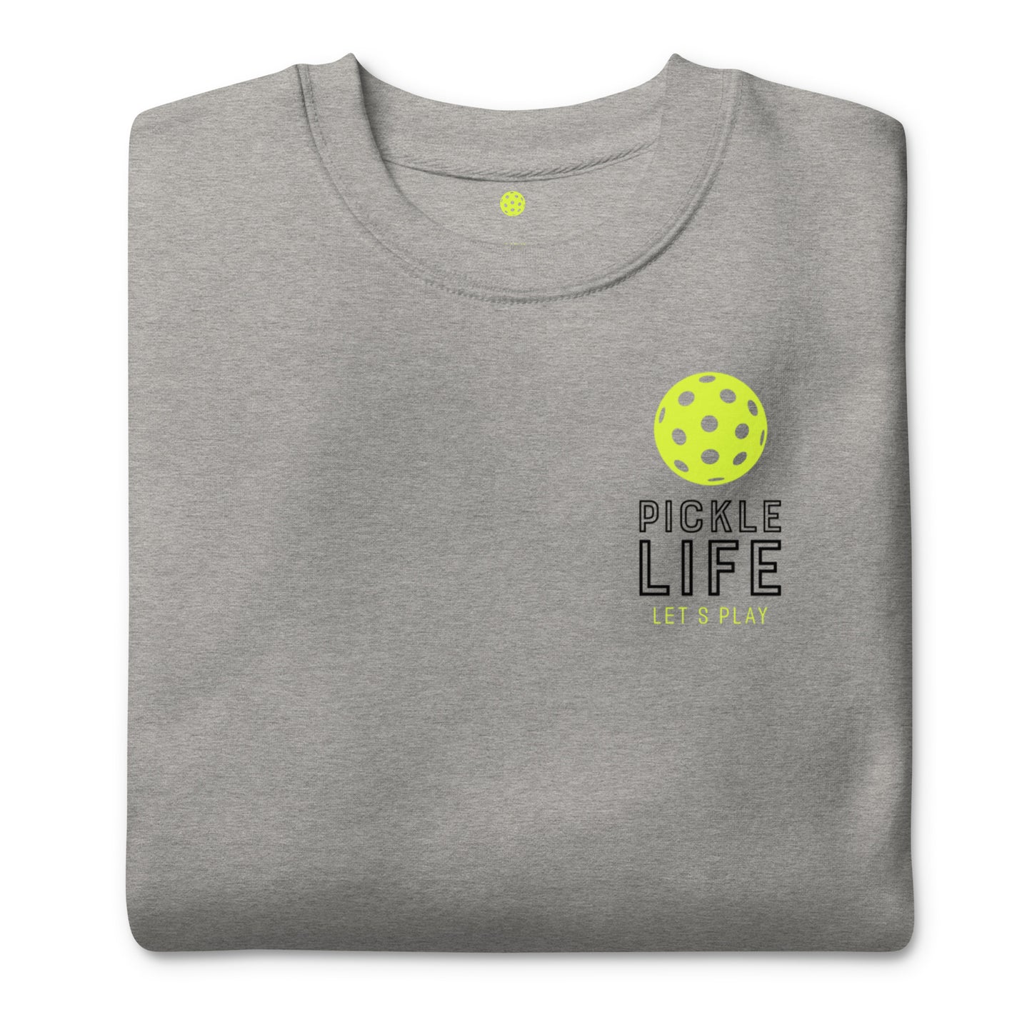 Pickle Life Premium Sweatshirt...PL Yellow