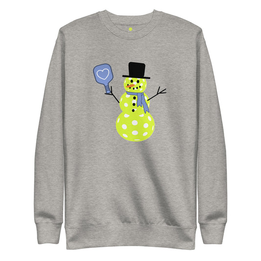 Pickle Life Snowman Premium Sweatshirt