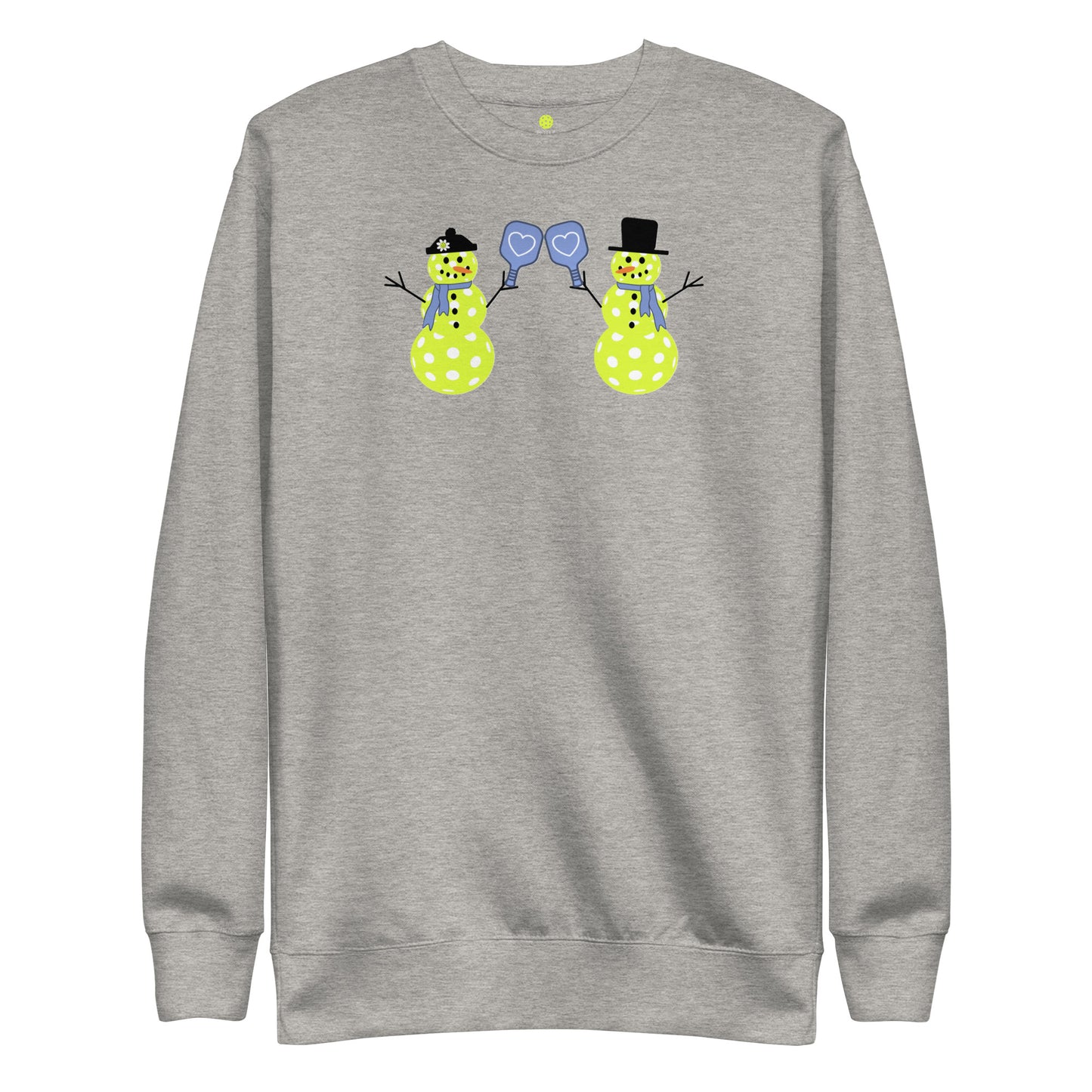 Pickle Life Snowman & Snow woman Premium Sweatshirt