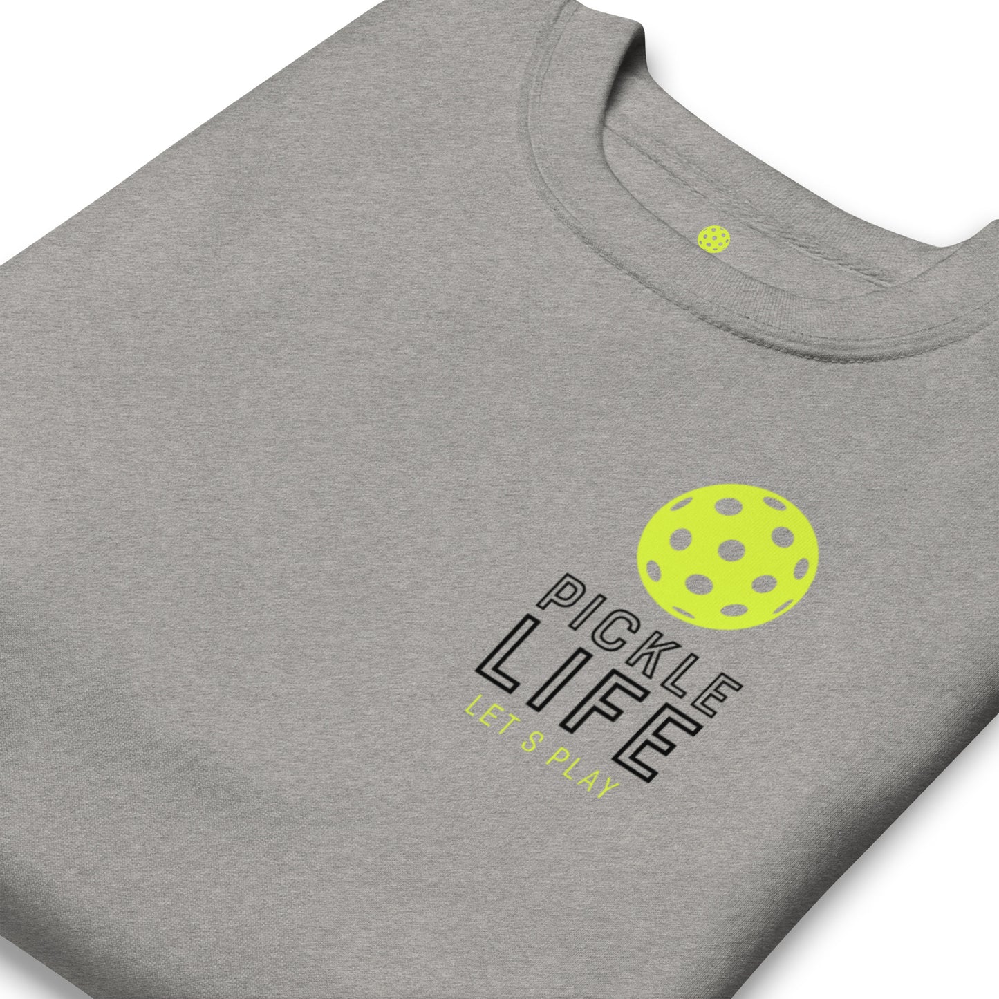 Pickle Life Premium Sweatshirt...PL Yellow