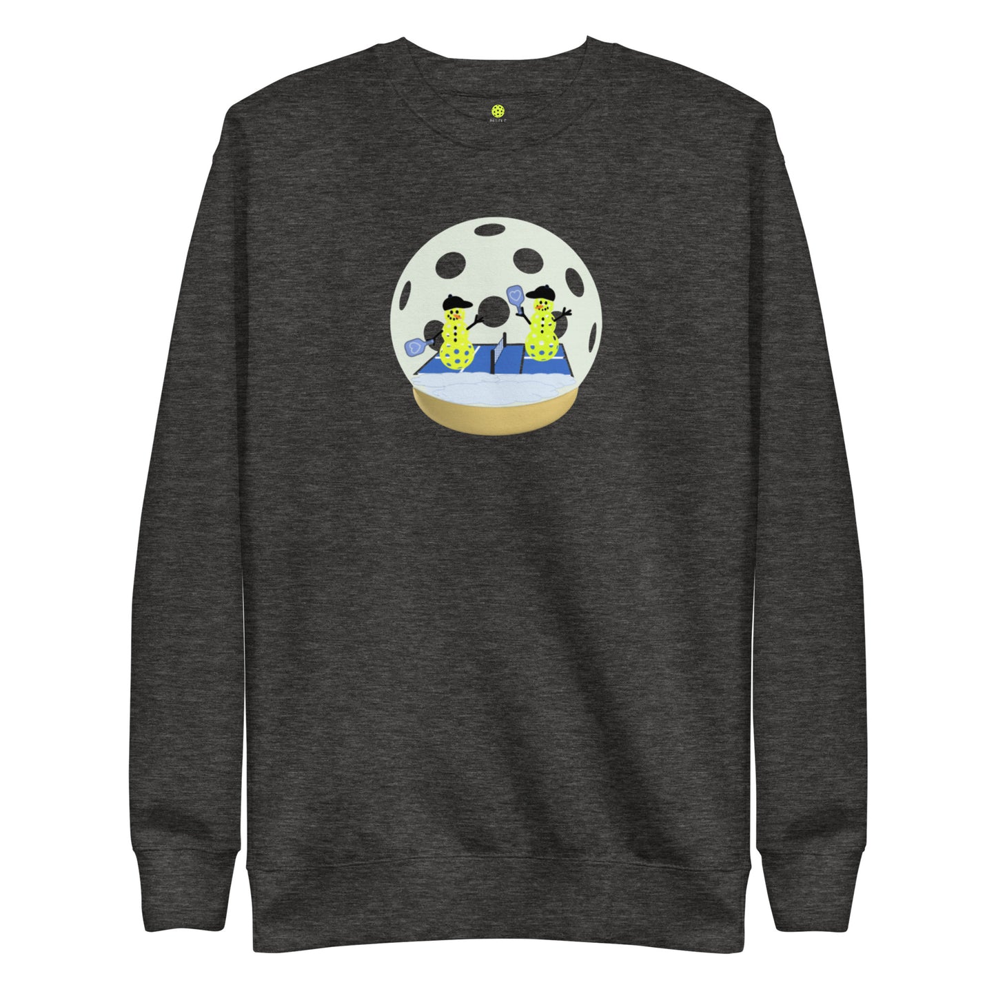 Pickle Life Snow Globe Premium Sweatshirt