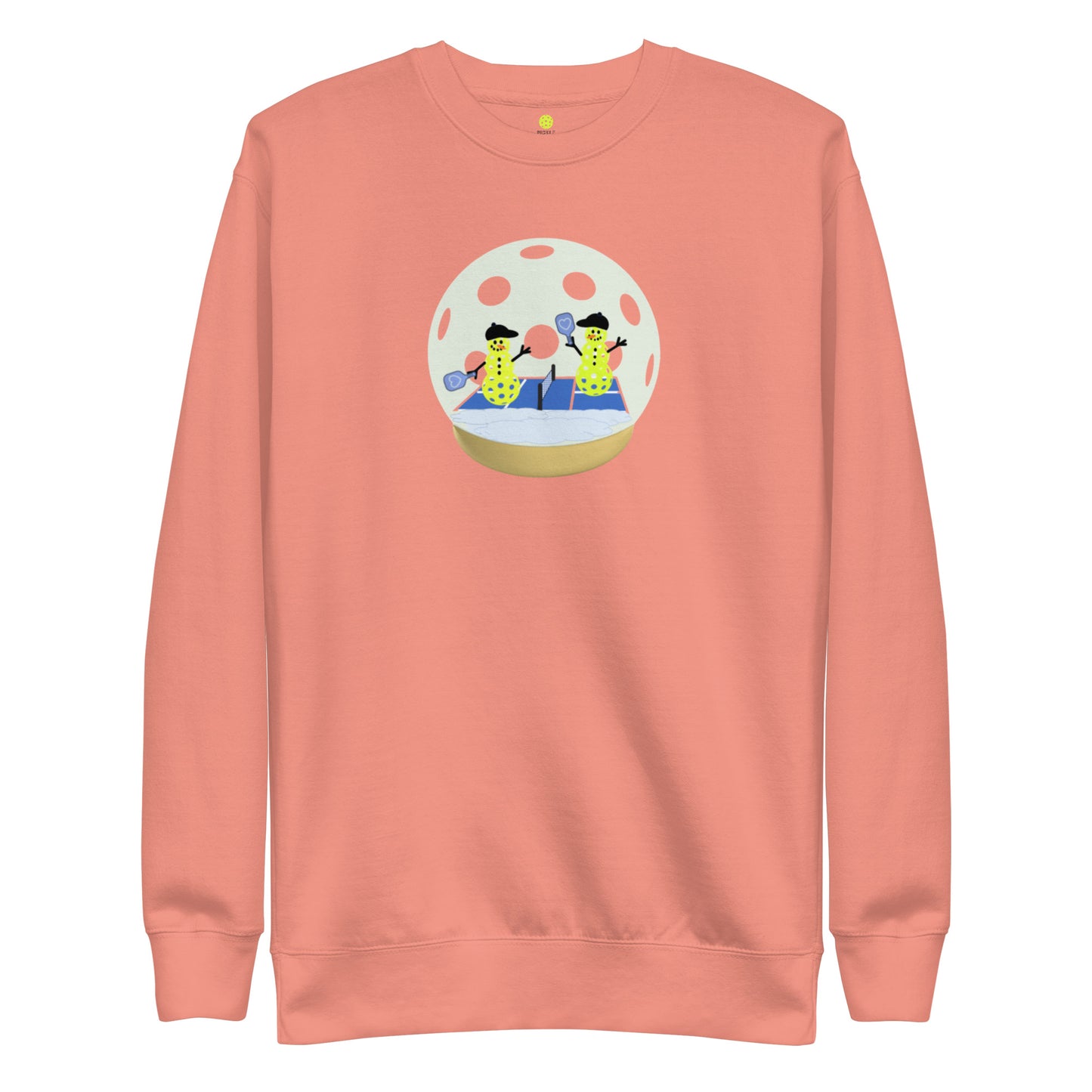 Pickle Life Snow Globe Premium Sweatshirt