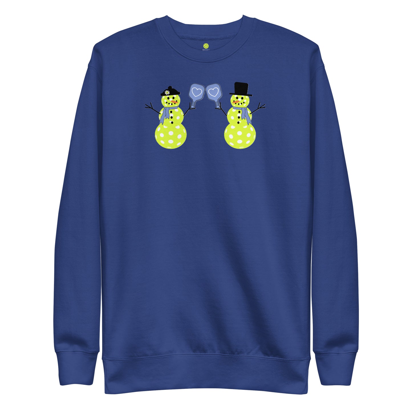 Pickle Life Snowman & Snow woman Premium Sweatshirt