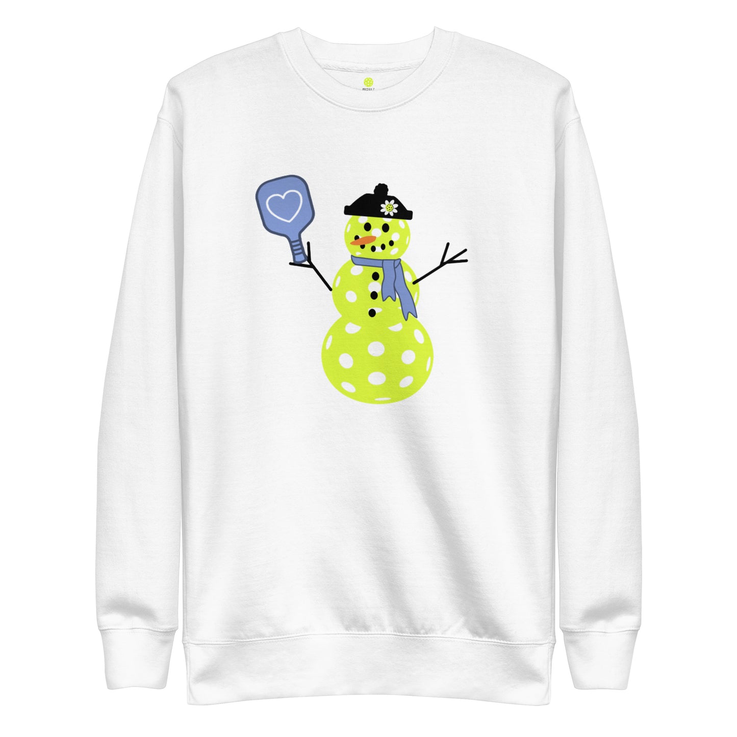 Pickle Life Snow Woman Premium Sweatshirt