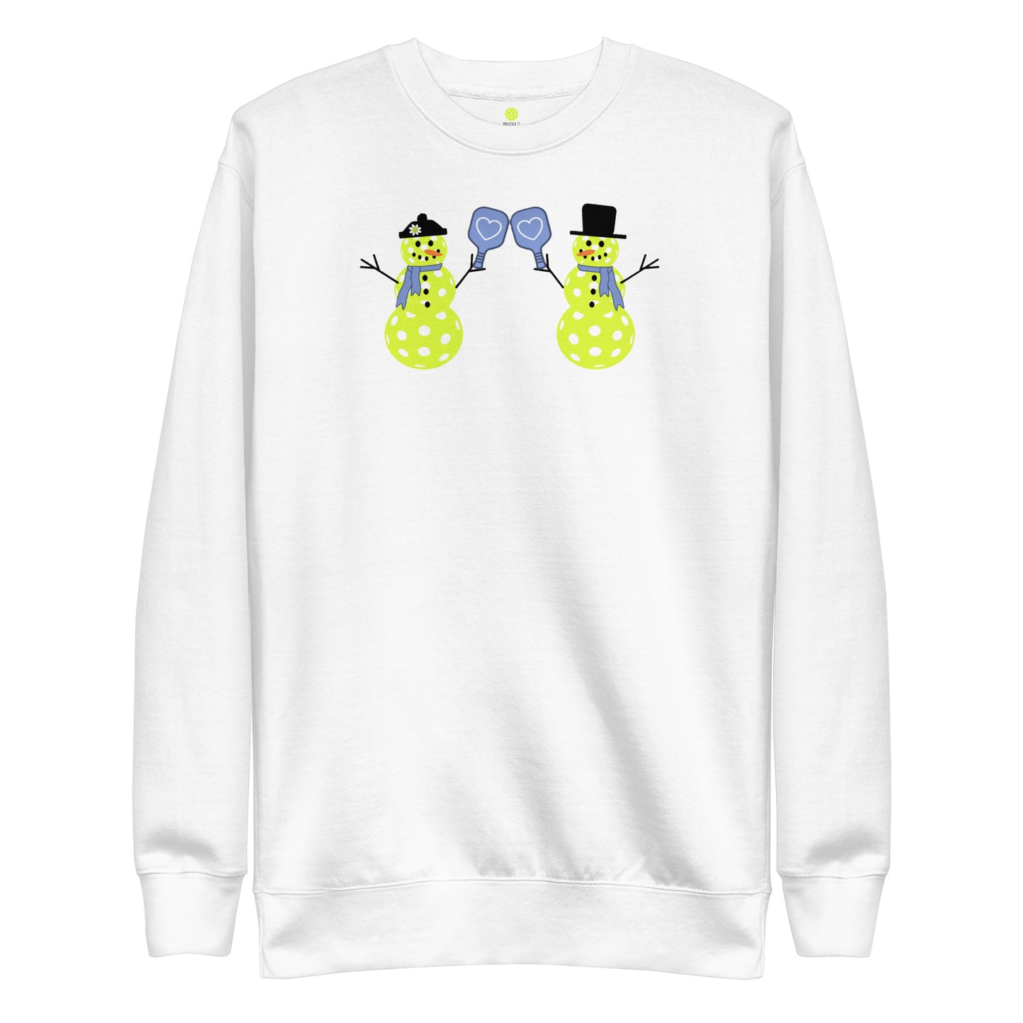 Pickle Life Snowman & Snow woman Premium Sweatshirt