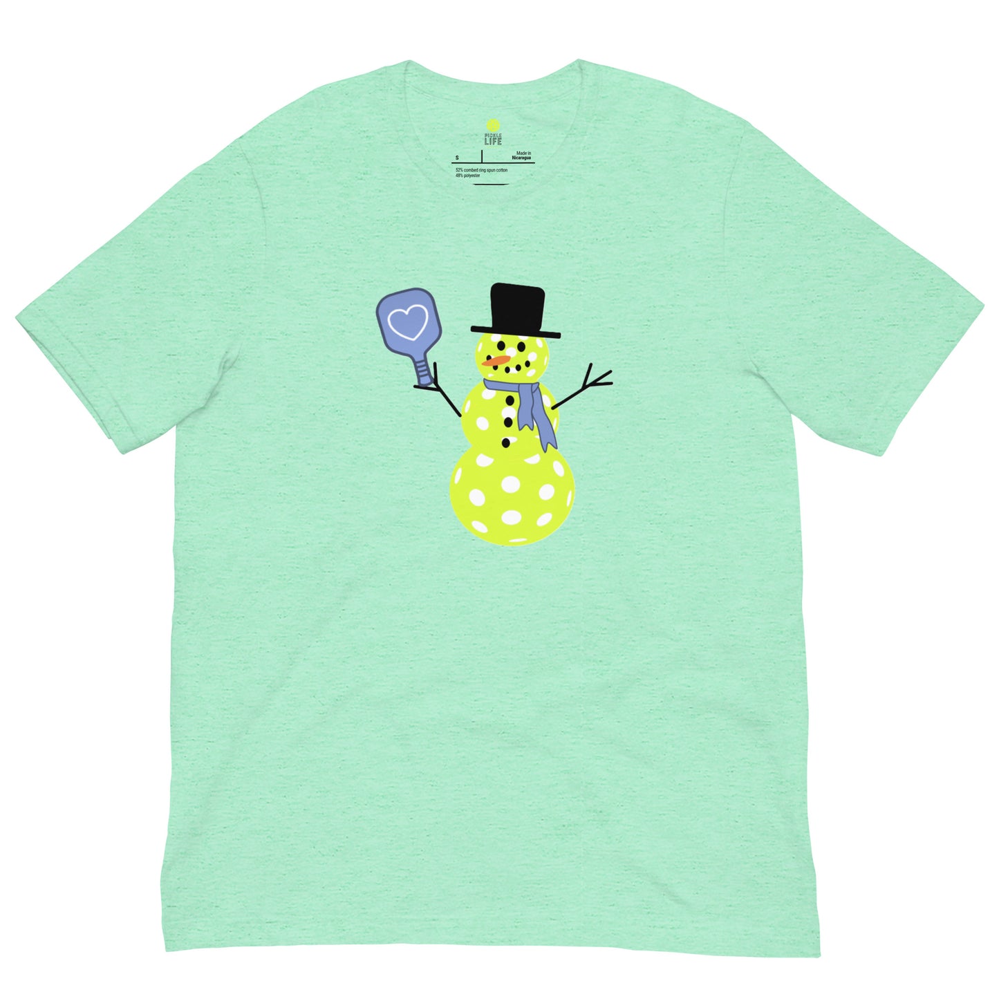 Pickle Life Snowman T-Shirt