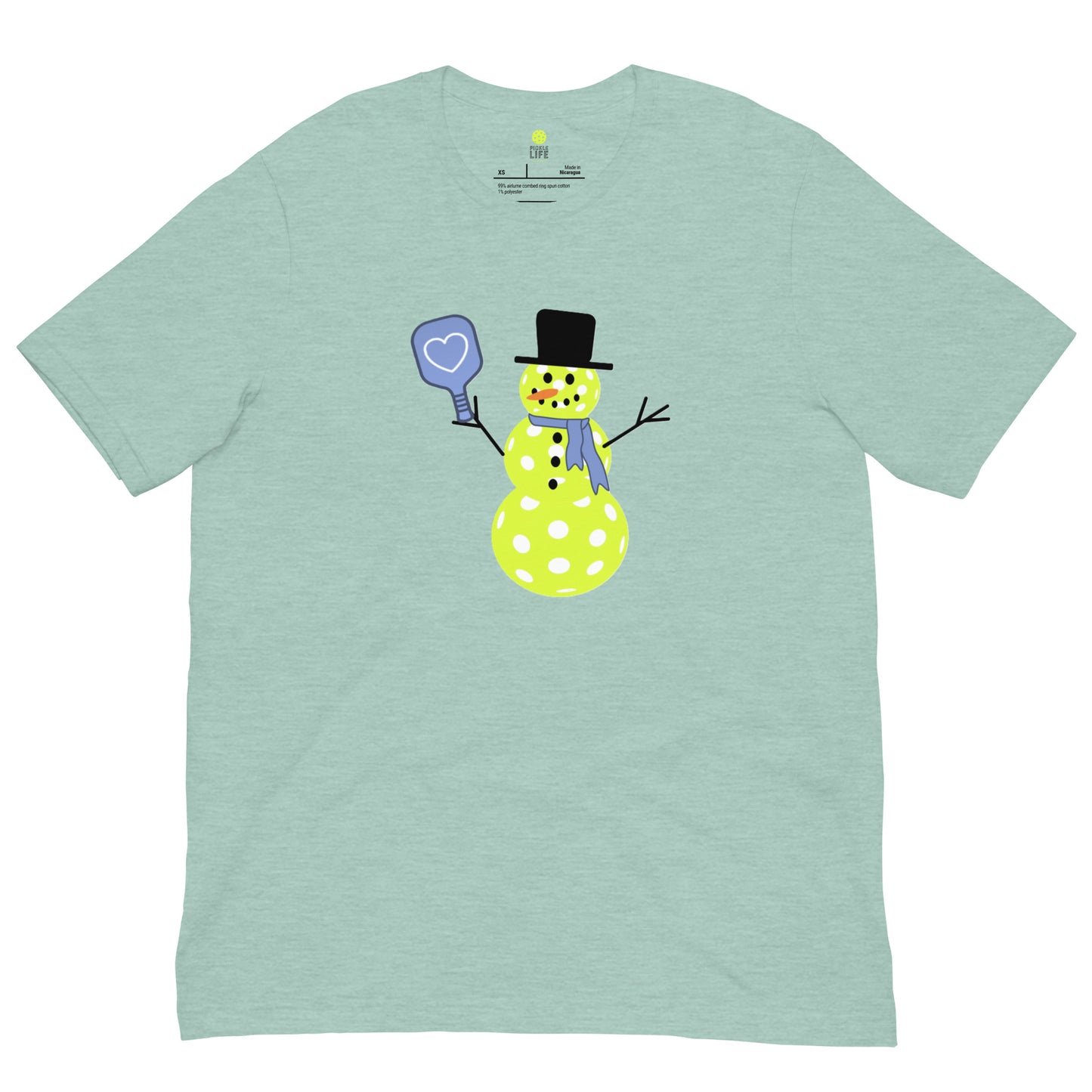 Pickle Life Snowman T-Shirt